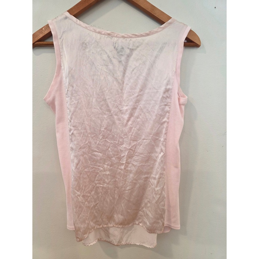Gap Maternity Silk Tank Top Pink Empire Waist Sleeveless Small - Picture 6 of 7